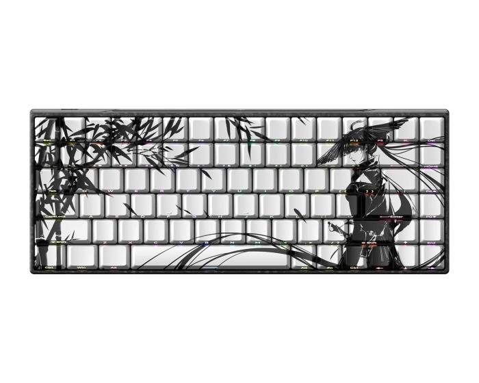 WLMouse YING75 HE Forged Carbon Fiber Tastatur - Hvit [Gateron Nightfall]